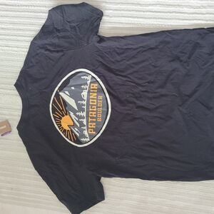 Patagonia Men's Black Orgaic Cotton T-Shirt